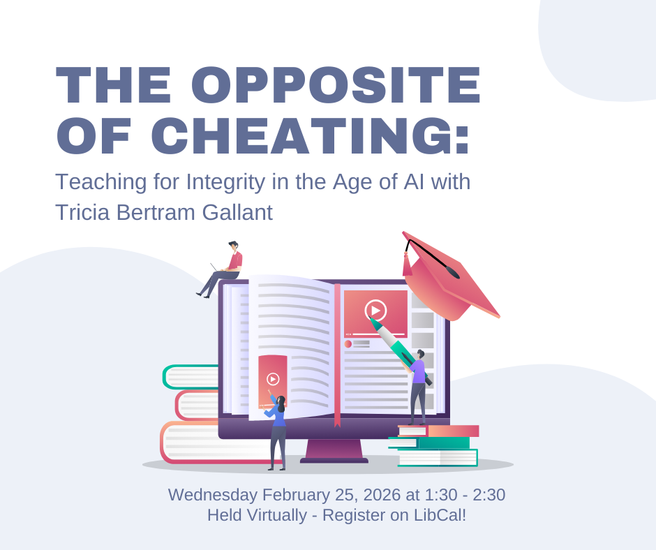 Poster for February 25 event: The Opposite of Cheating.